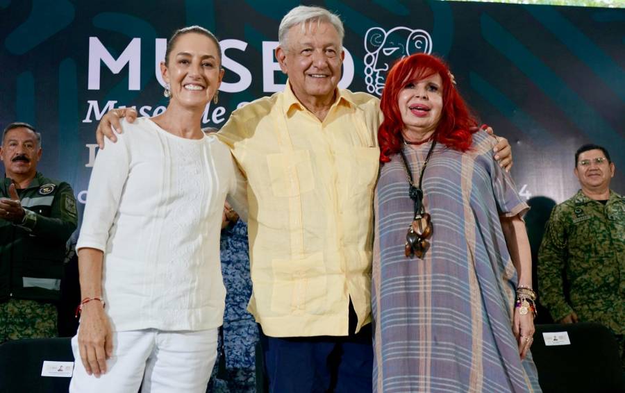 Claudia Sheinbaum inaugura museo en Edzn&aacute; y resalta el legado de AMLO