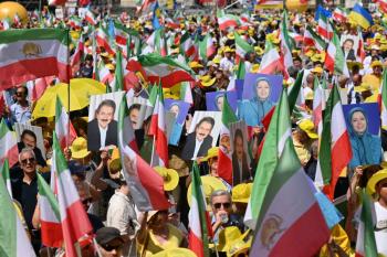 En Berlín, manifestación de opositores iraníes contra el 