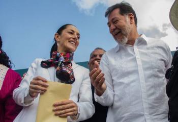 Revela Fern&aacute;ndez Noro&ntilde;a la petici&oacute;n que le hizo a Sheinbaum