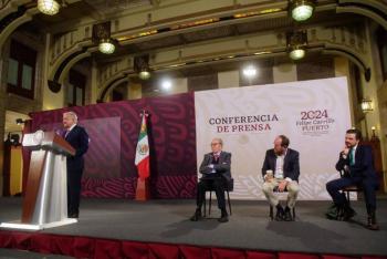 L&oacute;pez Obrador dice que no tiene sentido que digan que Sheinbaum debe “pintar su raya” con &eacute;l