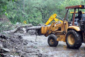 SICT intensifica labores tras las lluvias torrenciales en todo el pa&iacute;s