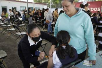 Aplica SEDESA 109 mil 835 vacunas contra VPH en la CDMX