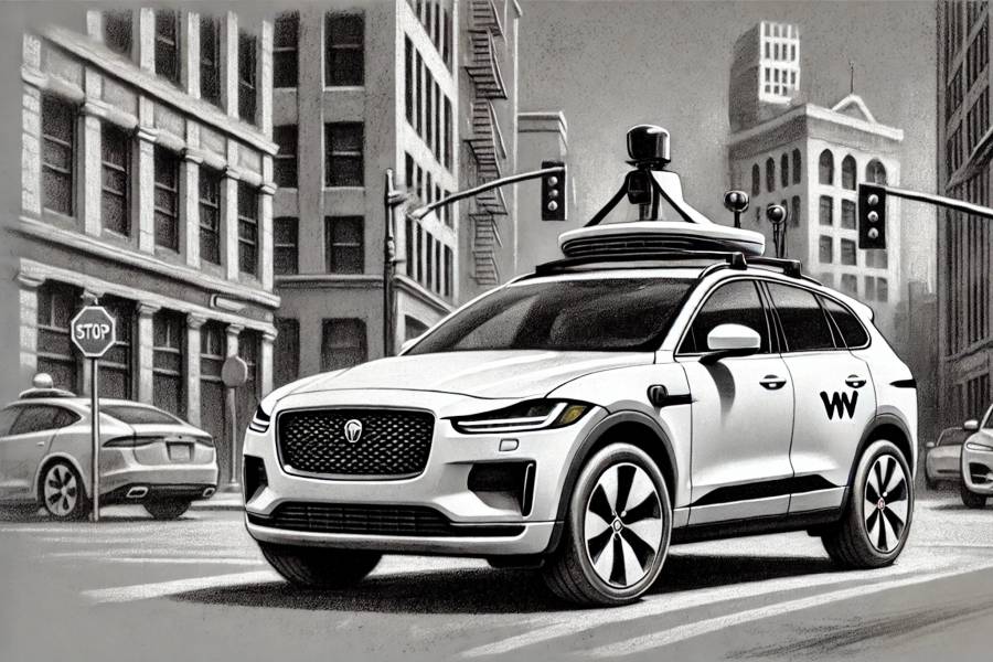 Vehículo autónomo de Waymo circula por carril contrario y es detenido por la policía