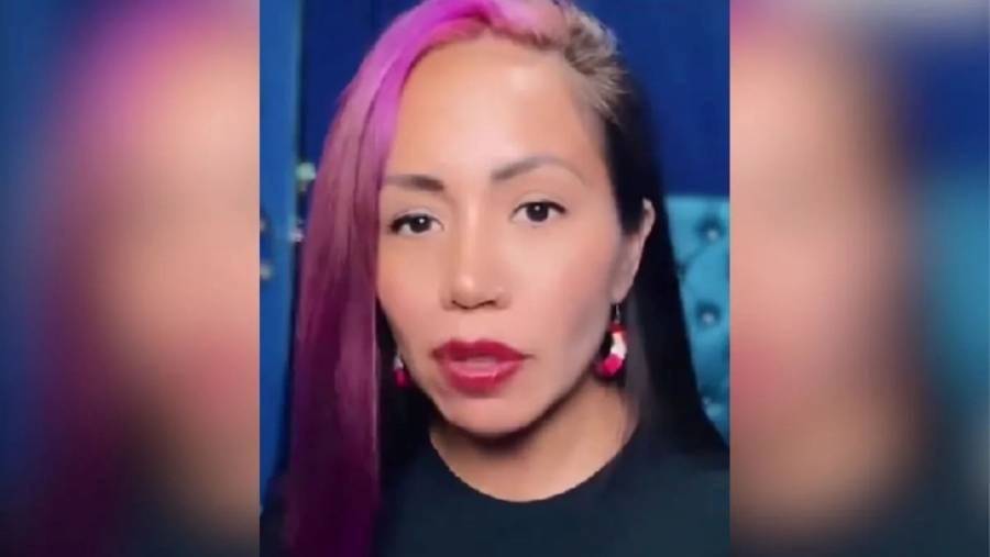 Mujer Luna Bella graba video explicito en vagón del metro de la cdmx