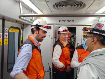 Realizan prueba din&aacute;mica con tren en la Nueva L&iacute;nea 1 del Metro