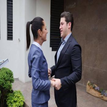 Claudia Sheinbaum se re&uacute;ne con Samuel Garc&iacute;a