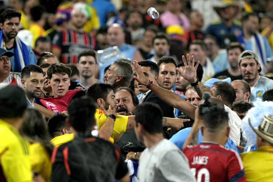 Una pelea en las gradas empaña el final del Colombia-Uruguay en la Copa América