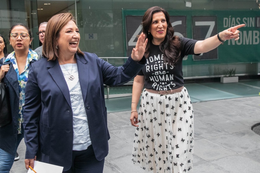 Xóchitl Gálvez critica a Claudia Sheinbaum y AMLO por no reunirse con Norma Piña
