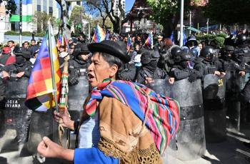 Seguidores de Evo Morales y del presidente Luis Arce chocan en Bolivia