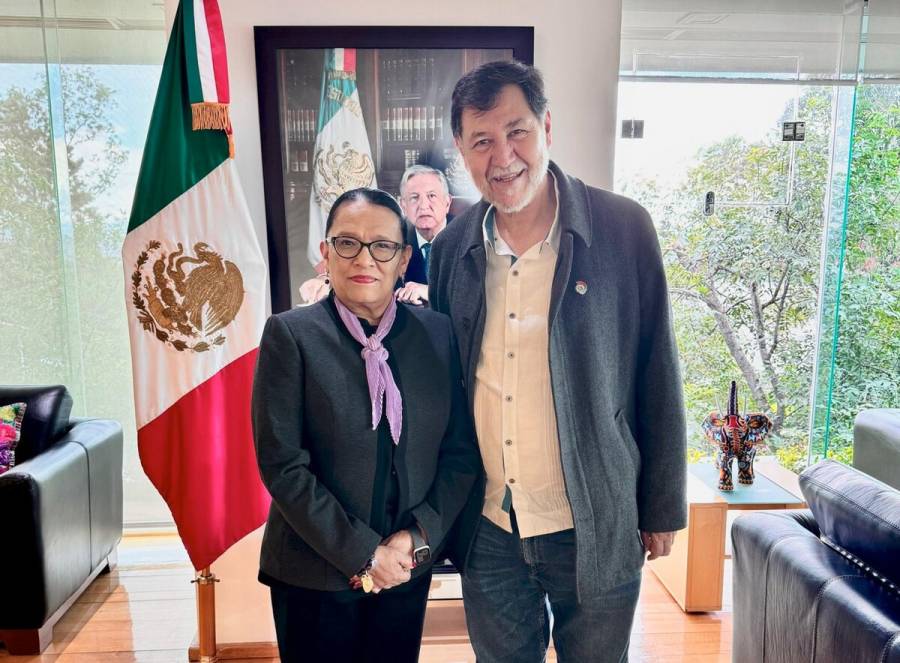 Rosa Icela Rodríguez se reúne con Noroña tras polémica por reparto de cargos