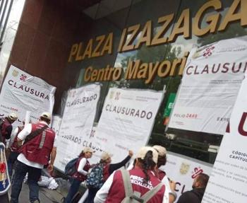 Comerciantes intu&iacute;an cierre de la Plaza Izagaga