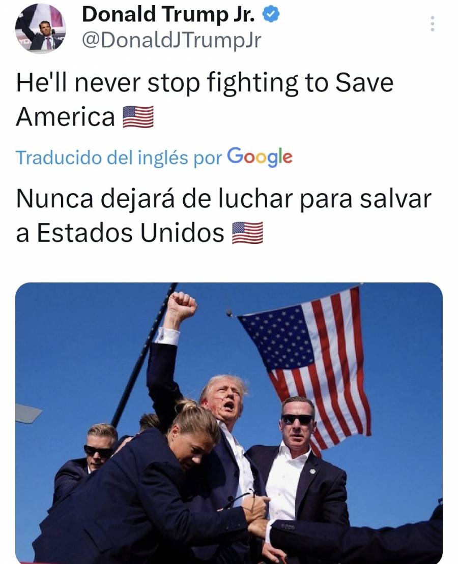 Donald Trump en hospital bajo observación; “nunca se detendrá”, dice su hijo