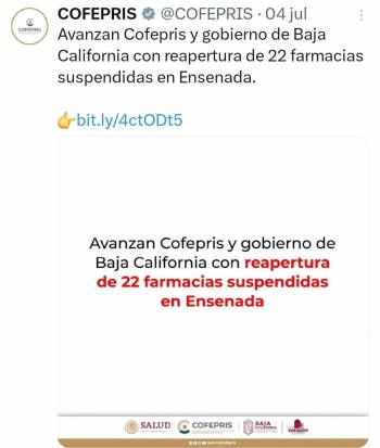 Acusan a Cofepris de provocar problema de desabasto de medicamentos en Baja California