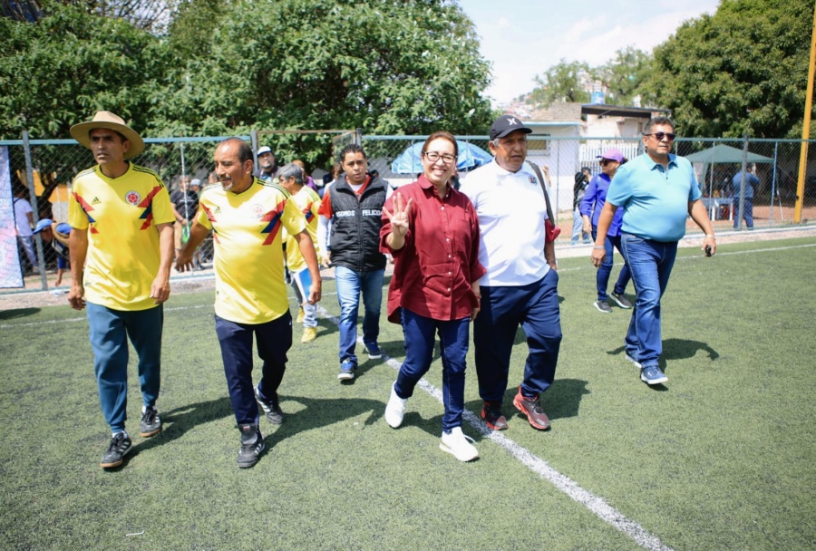 Azucena Cisneros anuncia rehabilitación de espacios deportivos en ecatepec para combatir la delincuencia