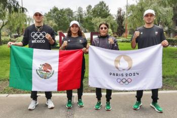 Selecci&oacute;n ol&iacute;mpica de boxeo viaja a Francia con miras en el cuadril&aacute;tero de Par&iacute;s 2024
