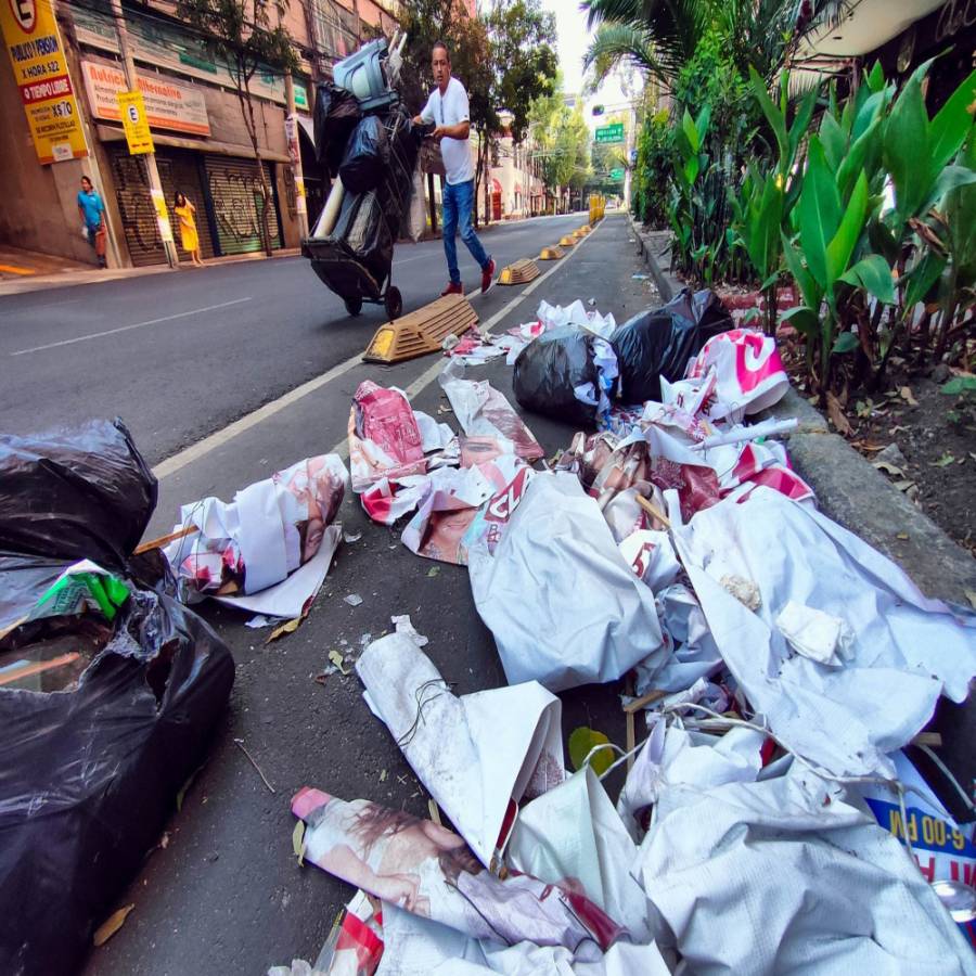 Basura electoral alcanza las 164 toneladas