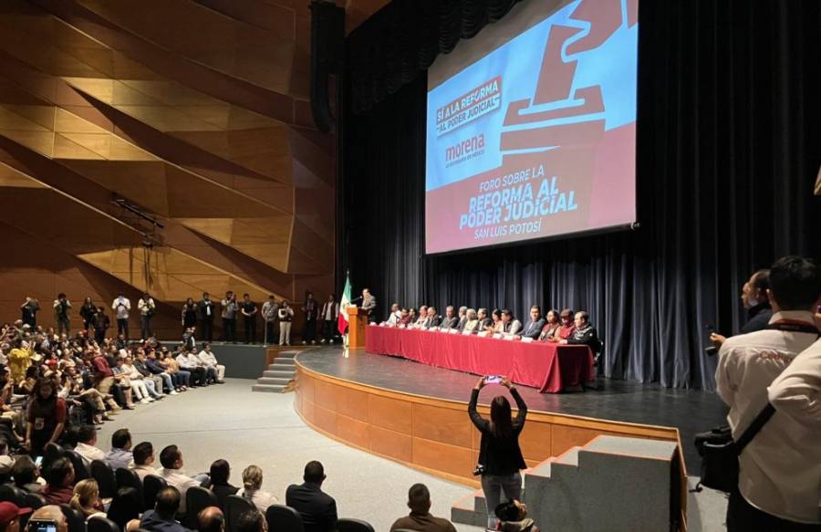 MORENA realiza “Foro sobre la reforma al Poder Judicial”, en San Luis Potosí