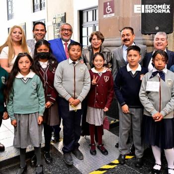 Delfina Gómez arranca programa de Becas para el Bienestar por Aprovechamiento Académico