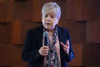 Alicia B&aacute;rcena inicia gira de trabajo en Washington D. C.
