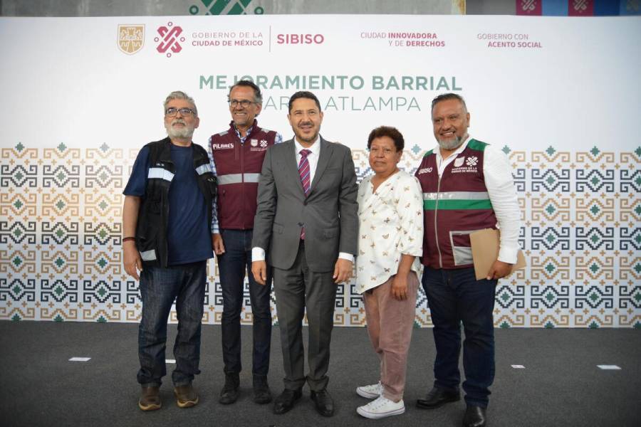 Lleva Martí Batres Programa de Mejoramiento Barrial al PILARES Atlampa, en la Cuauhtémoc