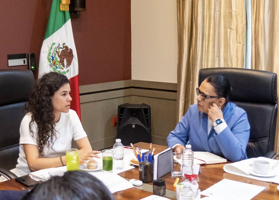 Rosa Icela Rodríguez y Luisa María Alcalde, comienzan trabajos de transición en Segob