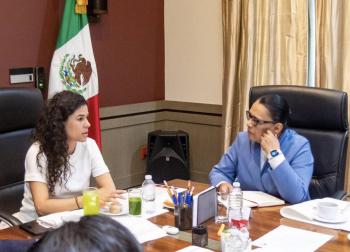 Rosa Icela Rodríguez y Luisa María Alcalde, comienzan trabajos de transición en Segob