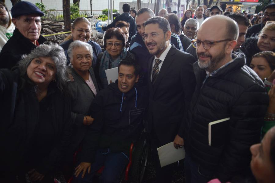 Inician obras de rehabilitación en la Plaza Giordano Bruno