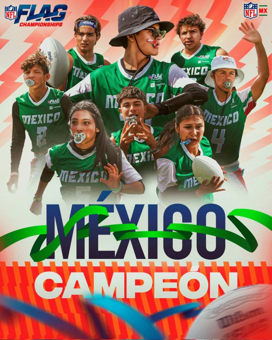 México se corona en el NFL Championship de Flag Football
