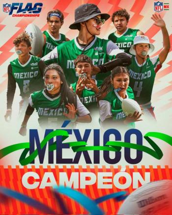 M&eacute;xico se corona en el NFL Championship de Flag Football