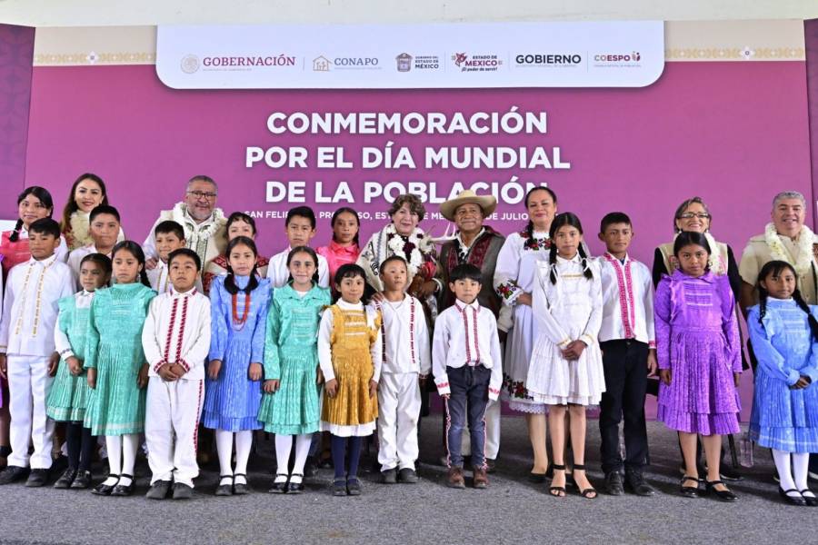 “Es tiempo de las mujeres” asegura Delfina Gómez al Conmemorar el Día Mundial de la Población