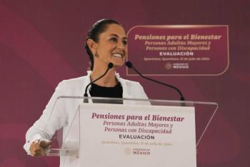 Promete Sheinbaum m&eacute;dicos a domicilio para adultos mayores