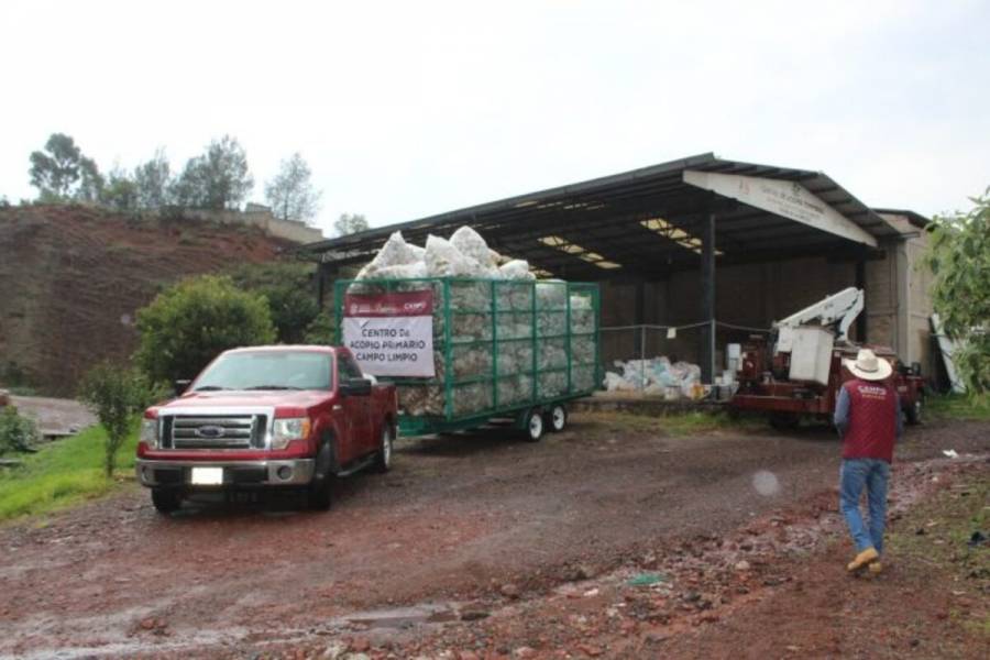 Recolecta Secretaría del Campo más de 25 mil envases plásticos de agroquímicos