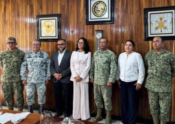 Gaby Osorio coordina estrategia de seguridad para Tlalpan con SEDENA y Guardia Nacional