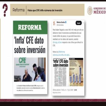 Falso que CFE infle datos de su inversi&oacute;n; monto real es de 94 mil millones, dice Vilchis