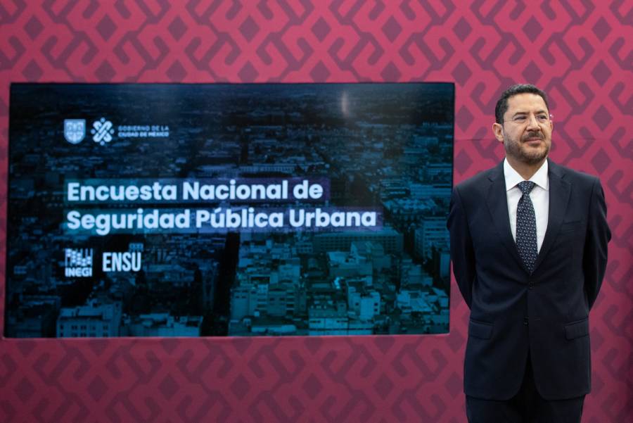 Destaca Batres descenso en percepción de inseguridad en la CDMX