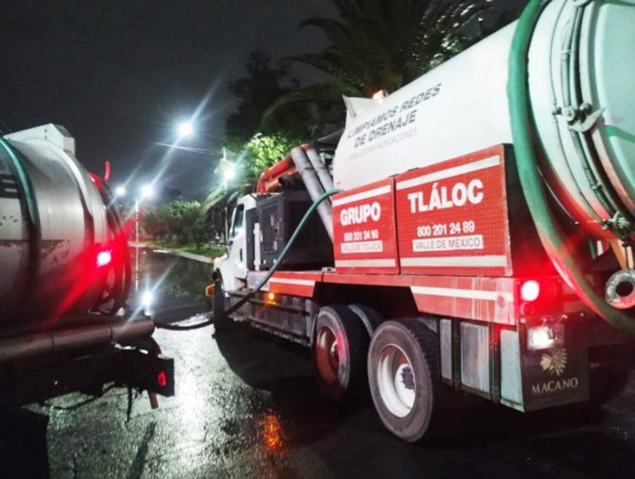 Grupo Tl&aacute;loc atiende oportunamente encharcamientos en Nezahualc&oacute;yotl, La Paz y San Mateo Atenco
