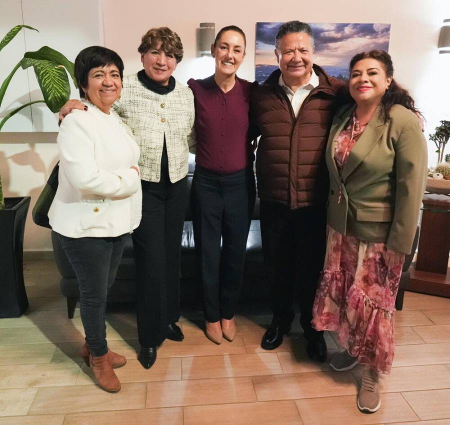 Se reúne Claudia Sheinbaum con Delfina Gómez, Clara Brugada y Julio Menchaca