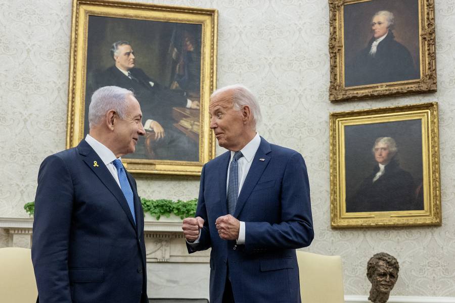 Biden y Netanyahu se reúnen para hablar de la guerra en Gaza