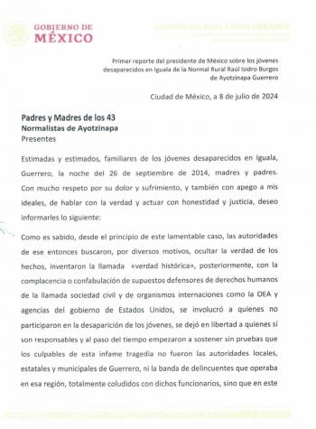 AMLO ve posible venganza del extranjero en se&ntilde;alamientos contra militares en caso Ayotzinapa
