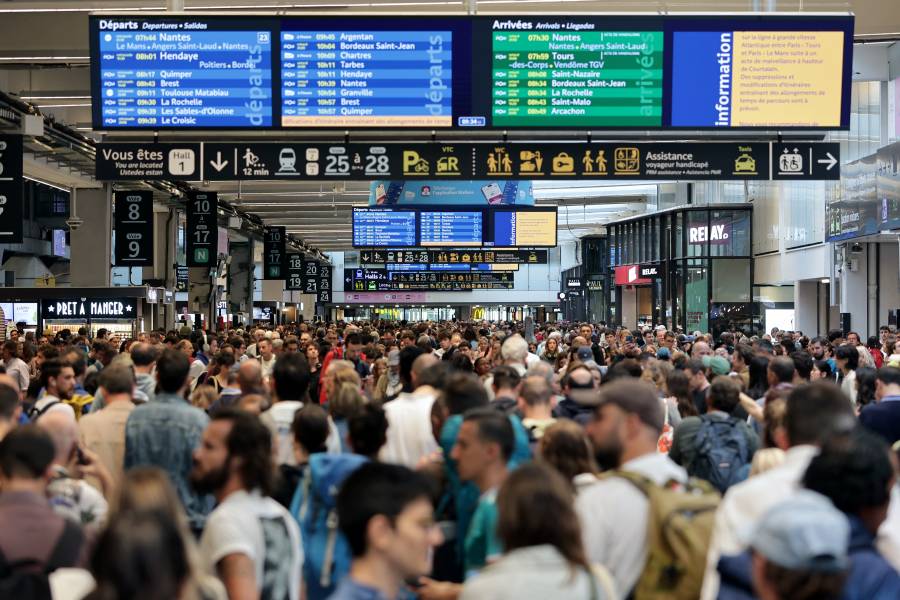 Persisten las perturbaciones en los trenes franceses tras el sabotaje