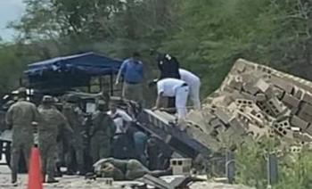 Accidente en carretera Mérida-Tekit deja a varios militares heridos