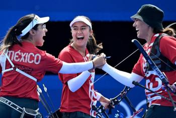 M&eacute;xico logra su primera medalla en Par&iacute;s 2024 con bronce en tiro con arco
