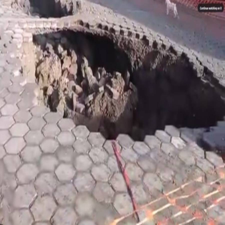 Nuevo socavón en el estado de Puebla