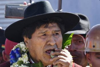 Evo Morales expresa solidaridad con Nicol&aacute;s Maduro ante 