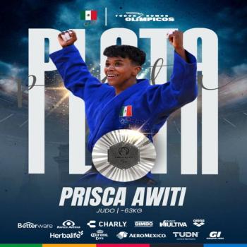 AMLO resalta participación de Prisca Awiti en París 2024