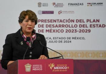Gobernadora del Estado de M&eacute;xico presenta Plan de Desarrollo 2023-2029