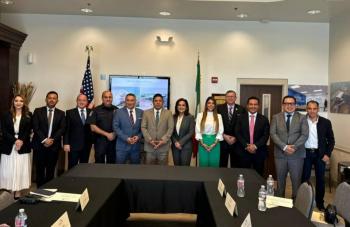 Ricardo Gallardo Fortalece Relaciones Bilaterales con EE.UU. a Trav&eacute;s de la Ampliaci&oacute;n del Puente Anzald&uacute;as-Reynosa