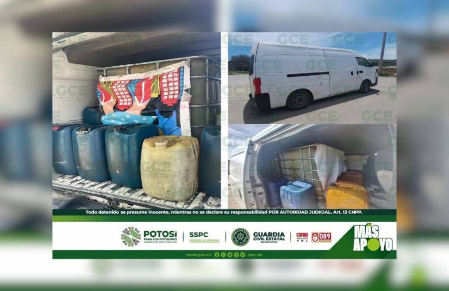 Guardia Civil Estatal Intercepta Transporte Inseguro de Hidrocarburo en Villa de Pozos