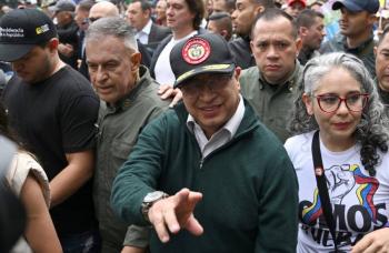 Movilizaciones en Colombia para respaldar las reformas de Gustavo Petro