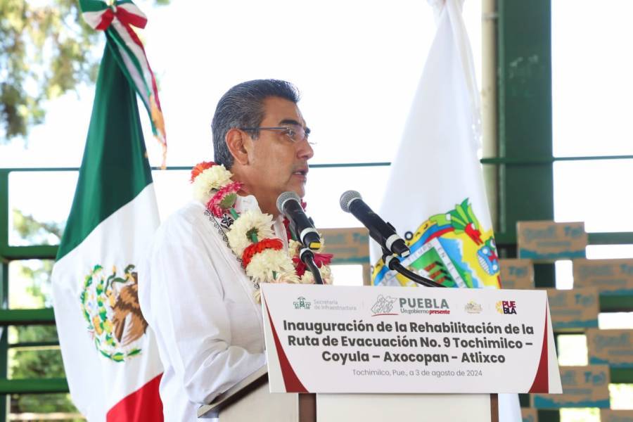 Inauguran obras de movilidad en Tochimilco y Acteopan